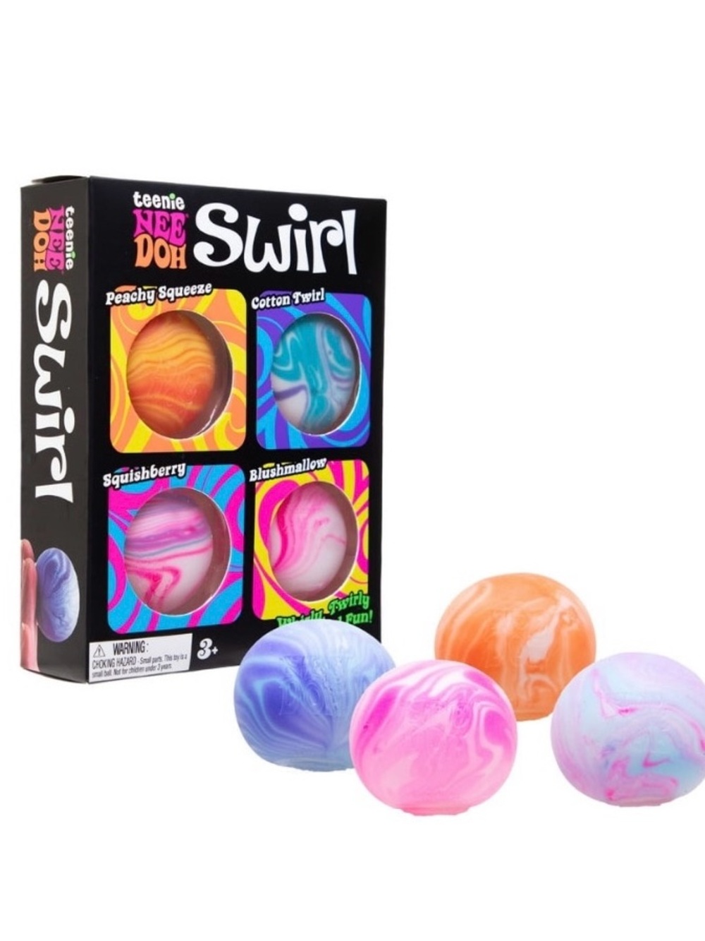 NIB. NeeDoh Teenie Swirl Squish Toy